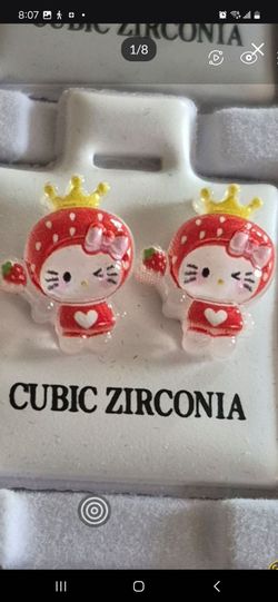 Hello Kitty Earrings Differents