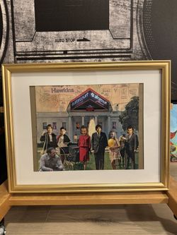 Stranger things wall art 