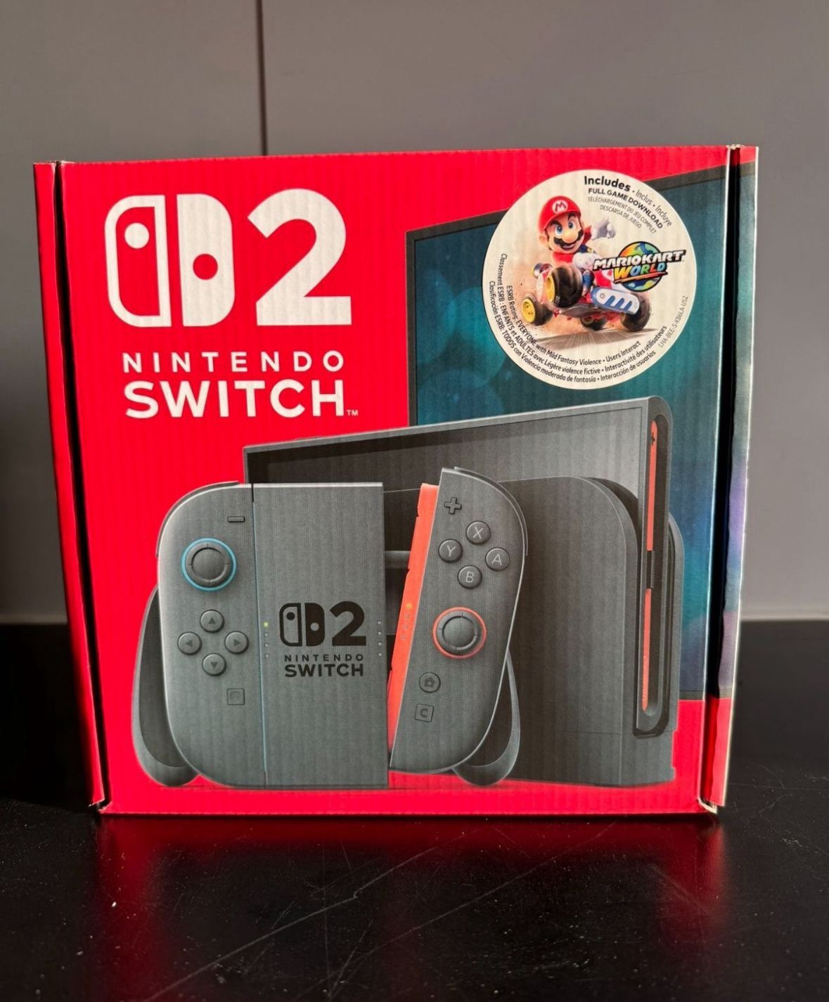 Nintendo switch 2 with Mario kart bundle