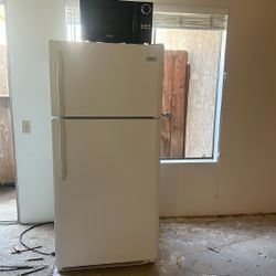 Refrigerator And Microwave 