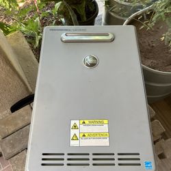 Rheem Outdoor Tankless Gas Water Heater 199000 BTU