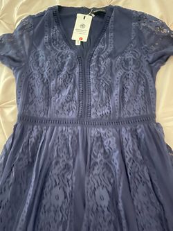 Dark blue dress
