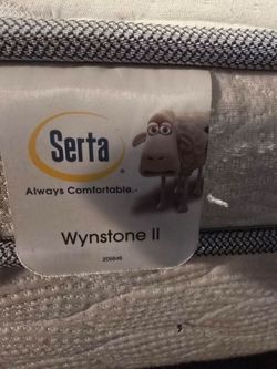 Queen serta Mattress and box spring