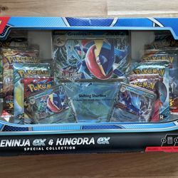 Greninja ex and Kingdra ex Special Collection New Sealed