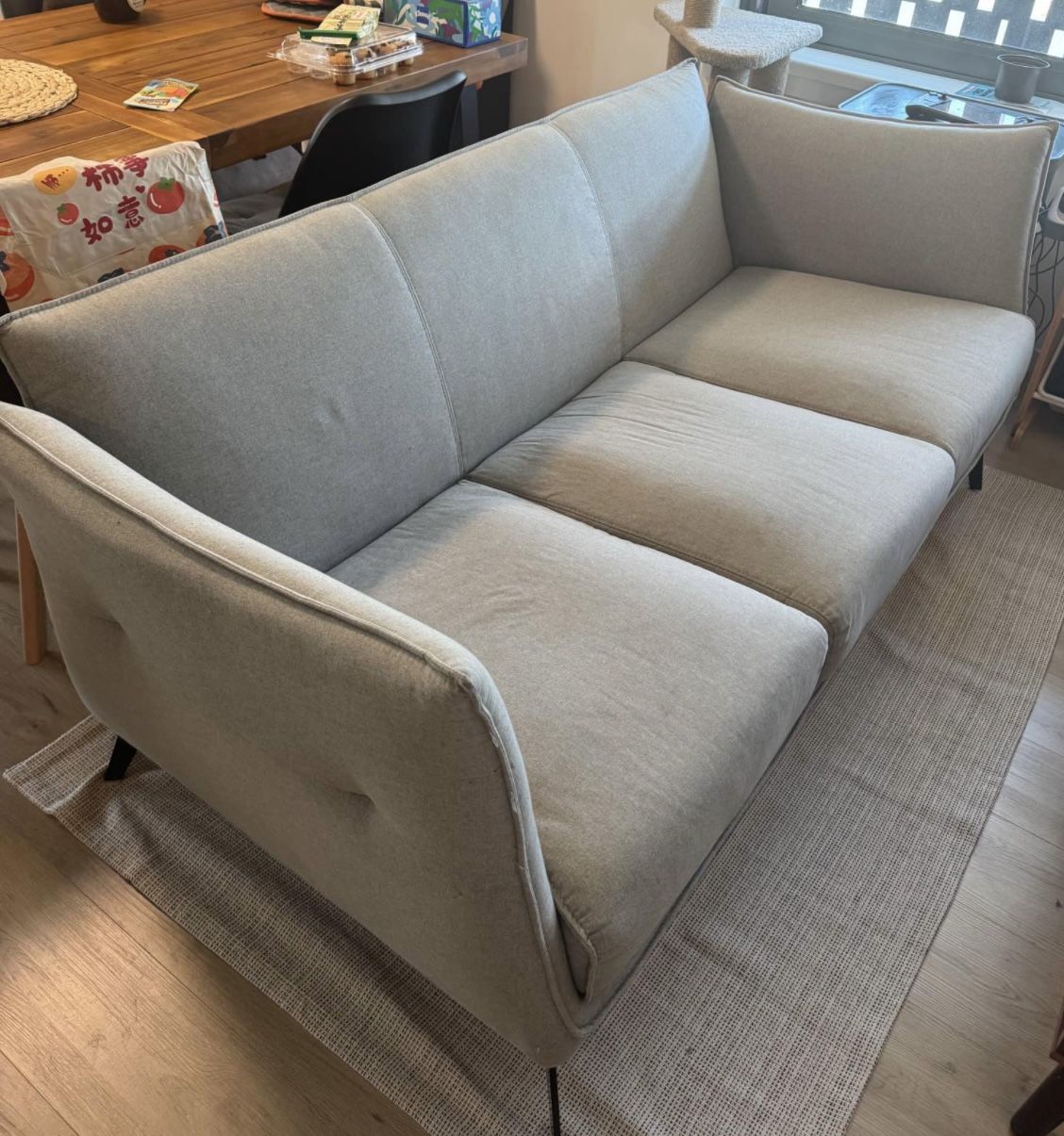 Grey Fabric Couch