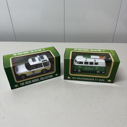 Set of 2 - The Irish Model Collection 1:43 Scale Cars - New in Box