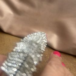 Rhinestone stretch ring