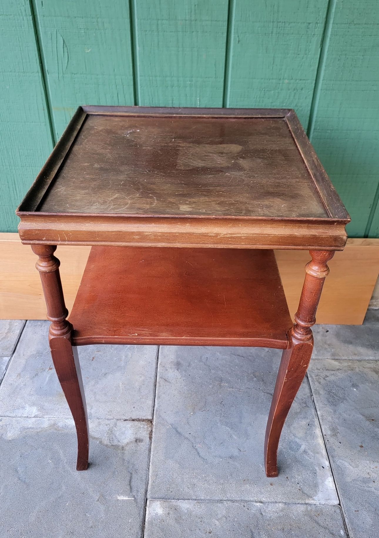 Vintage Wooden Side Table 