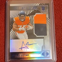 2024 Panini Illusions First Impressions Audric Estime 69/99 