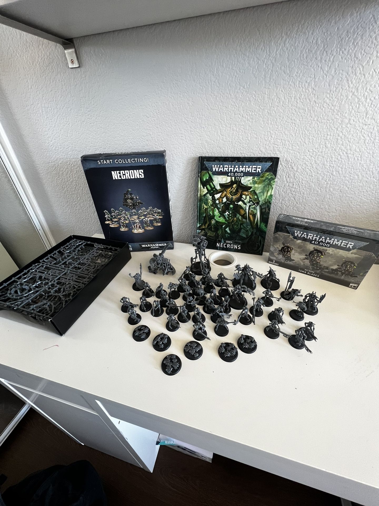 Warhammer 40k Full Unpainted Necron Army