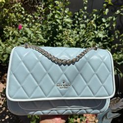 kate spade blue purse 