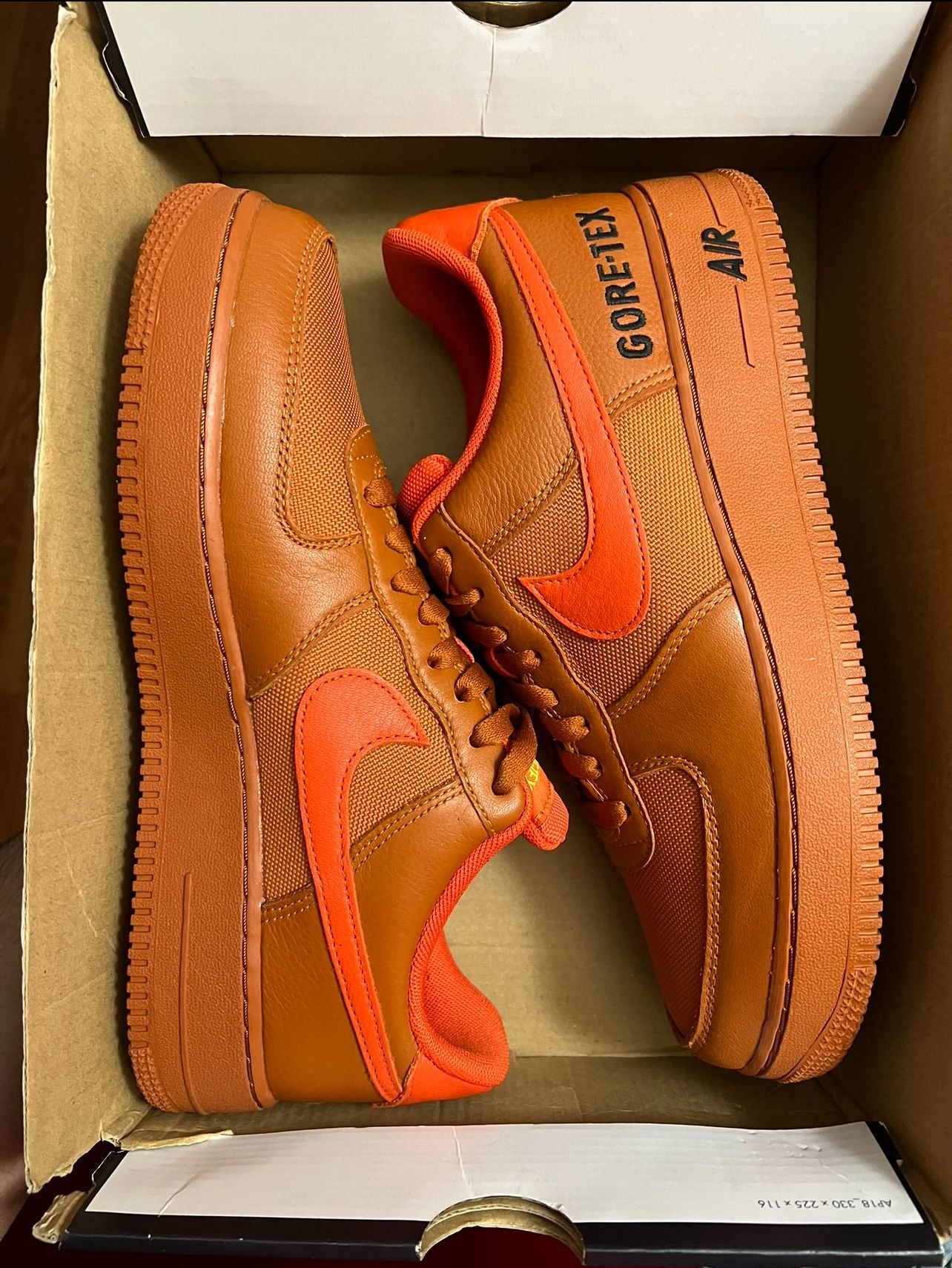 Nike Air Force 1 Low Gore-Tex Burnt Orange (Size 9)