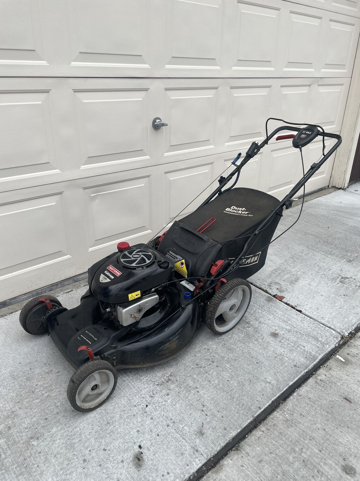 Good Craftsman Lawnmower Self-propelled 7.25 Hp , Bag