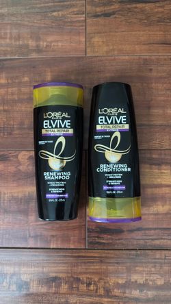 L’oréal Elvive Total REPAIR EXTREME Renewing Shampoo And Conditioner With Wheat Protein + Ceramide: For Extremely Damaged Hair 12.6 oz Each (2 For $6)