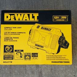 Dewalt 20v Led Task Light Brand New 2000 Lumens