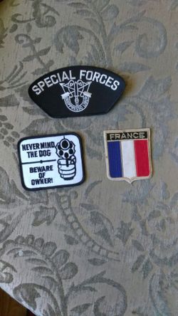 Iron on patches