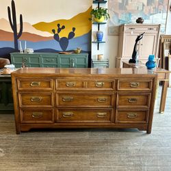 Beautiful Wood Campaign Dresser!