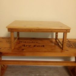 Table With Drawer, Can Adjust Height