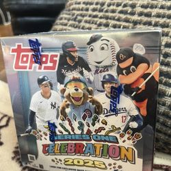 Topps 2025 Series One celebration MLB