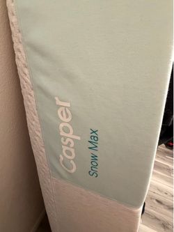 Casper Snow Max Queen Size (used)