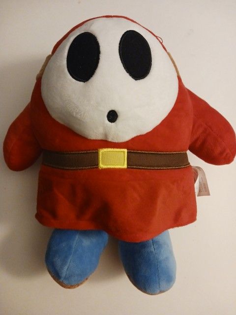 Large 10in Super Mario Brothers Nintendo Shy Guy Plush Toy