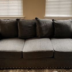 2 Charcoal Gray Couches