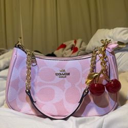 Light pink Coach purse