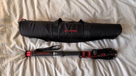 IFOOTAGE Monopod Cobra 3 C180F, 71" Carbon Fiber Travel Monopod with Base