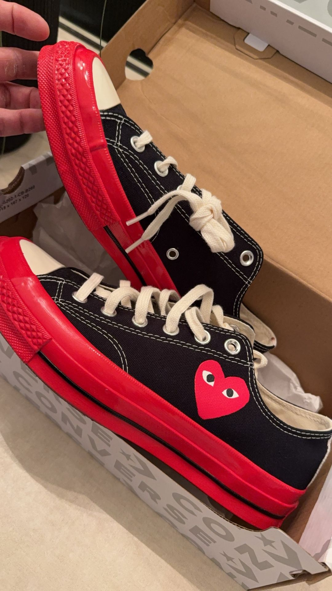 Men’s Size 8.5 Playgarcon Chucks Brand New
