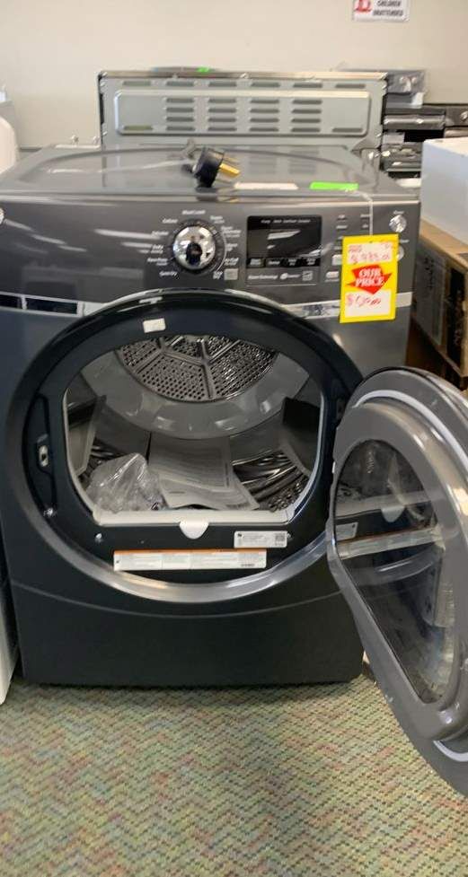 BRAND NEW GE GFD45ESSMWW ELECTRIC DRYER NS