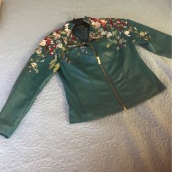 Extra Small Faux Leather Jacket 