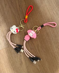 Sanrio character charging cord, new