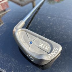 Ping ISI K Single 3 Iron Blue Dot With Cushin JZ Stiff Steel Shaft Mens RH 