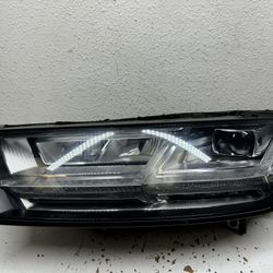 2017 2018 2019 AUDI Q7 LEFT FRONT DRIVER LED HEADLIGHT LIGHT OEM 11R