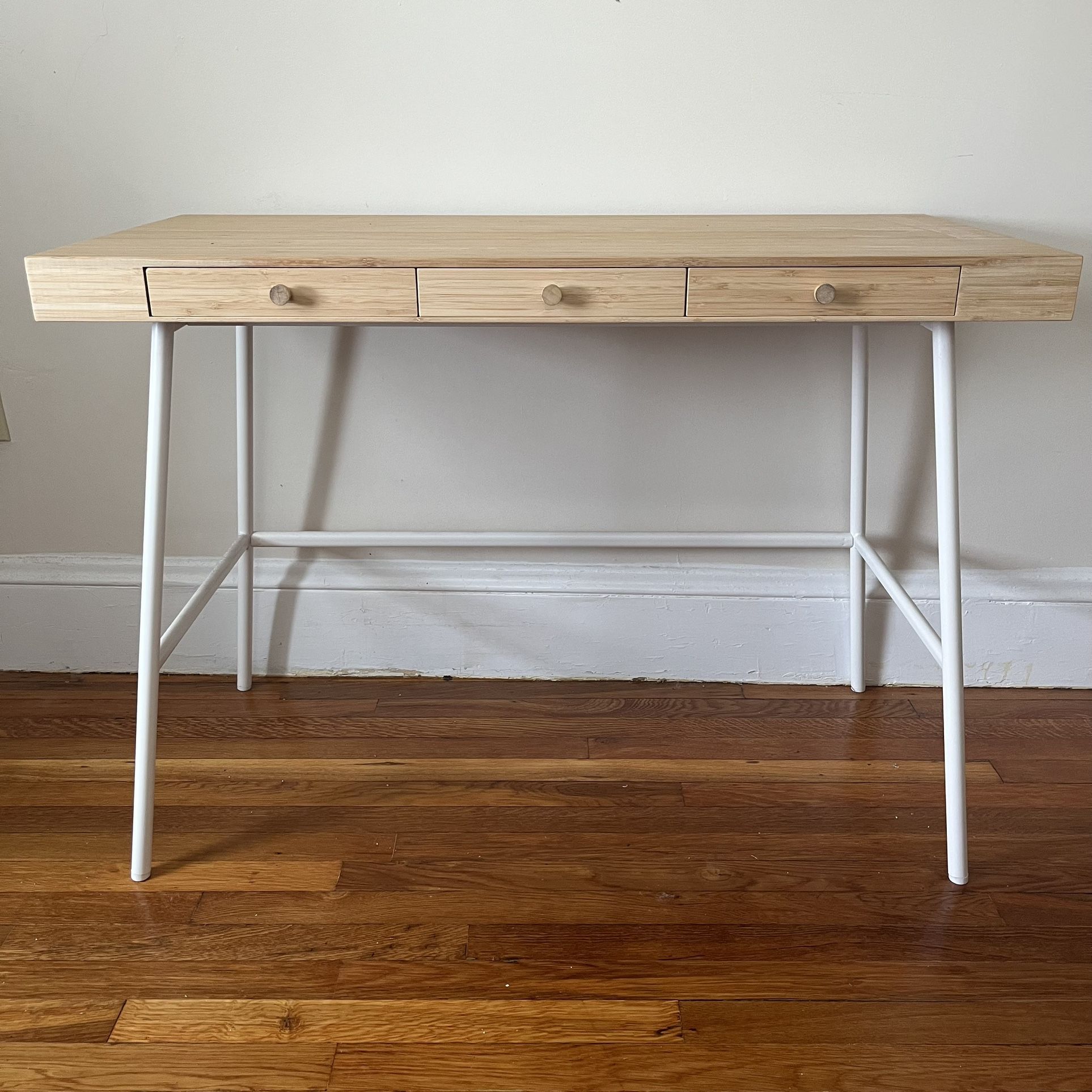 Simple And Neat Wooden Desk