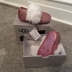 Ugg Fluff Glitter Ballet Flat
