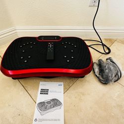 AXV Vibration Plate Fitness Platform Exercise Machine For Weight Loss And Fat Burn - Brand New - $99- Red Color