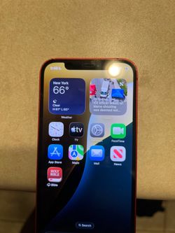Apple iPhone 12 in red