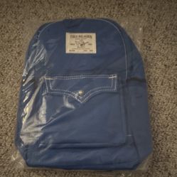 Blue True Religion Bag Pack