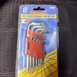 Regal 10 Pc. Taper Proof star Key Set 