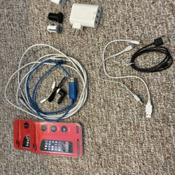 Assorted Lightning Chargers And Cords