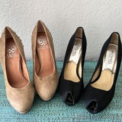 Size 4.5 Vince Camuto , Michael Kors & Steve Madden Heels