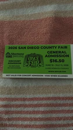 4 Discounted Tickets to the San Diego County Fair