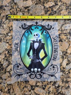 DTF T-shirt/Bag Transfer "Jack Skellington"