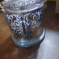 MERCURY GLASS CANDLE HOLDER