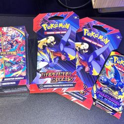 Sealed Pokemon Bundle Destined Rivals Mega Evolutions Phantasmal Flames
