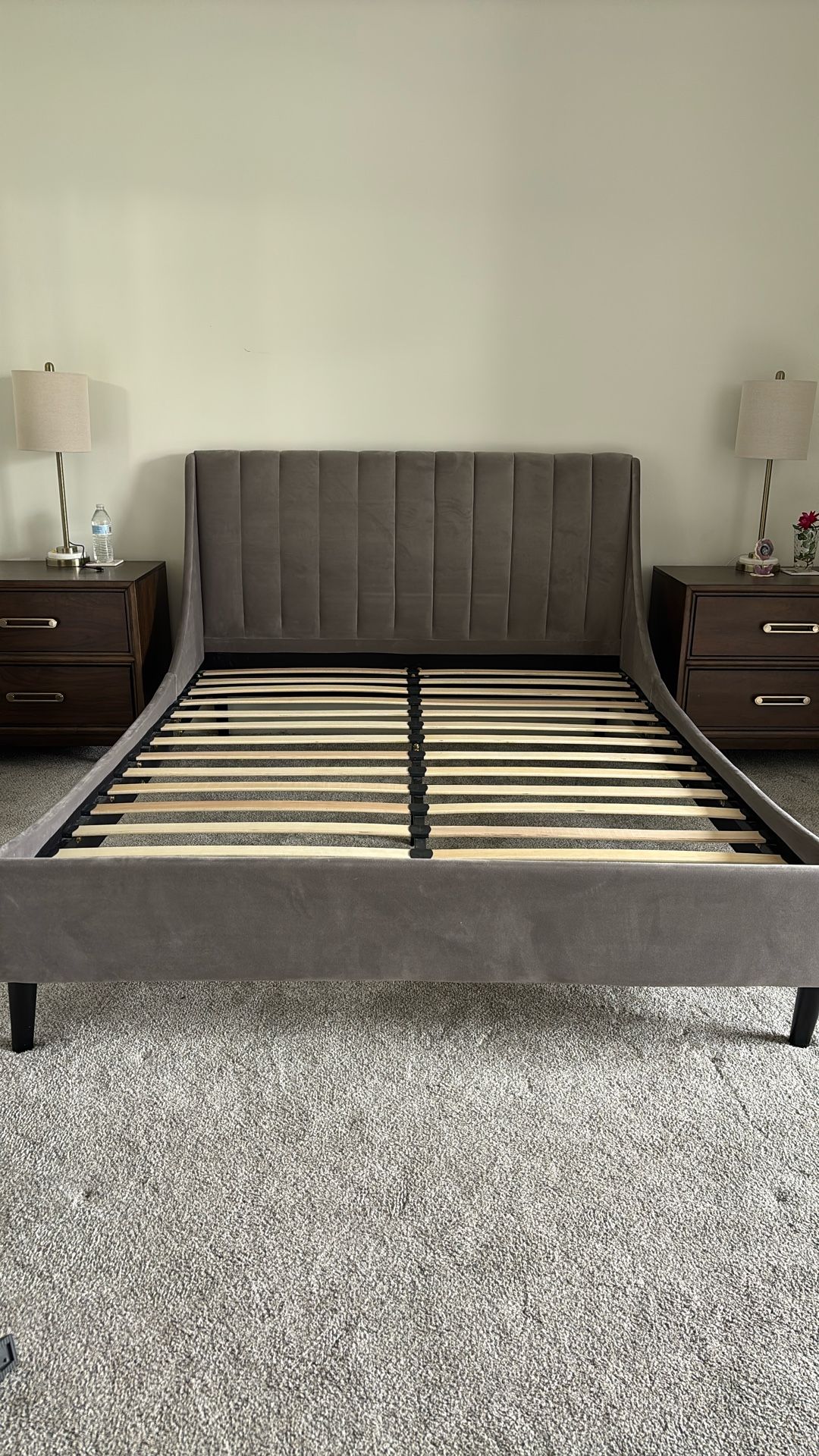 Queen Tufted Bed frame and Headboard