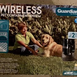 New Guardian Wireless dog pet fence with collar