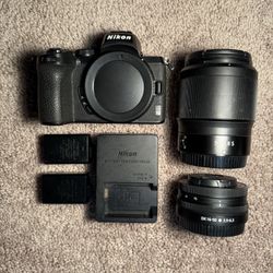 Nikon Z50 Mirrorless Camera Bundle w/ 2 Lenses
