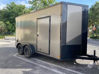 BRAND NEW 7x14 ENCLOSED TRAILER 7’ TALL